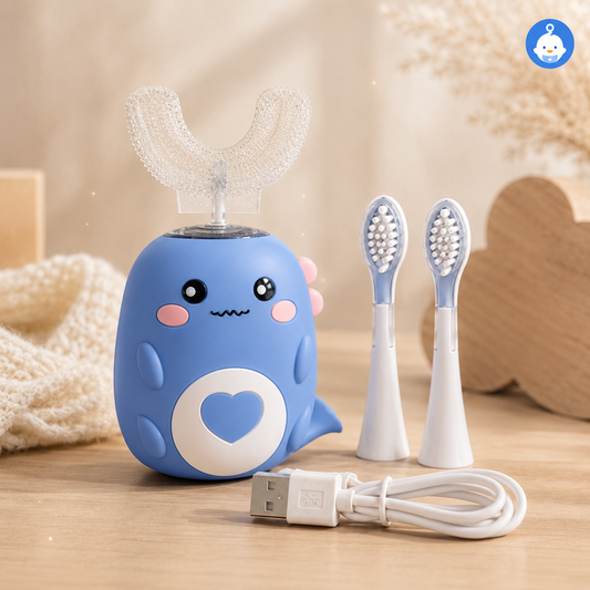BabySmile แปรงสีฟันไฟฟ้า 2 in 1 สำหรับเด็ก